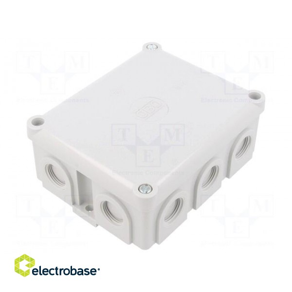 Enclosure: junction box | X: 111mm | Y: 136mm | Z: 57mm | duroplast | IP54 фото 1