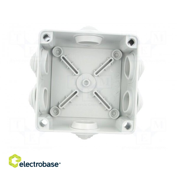 Enclosure: junction box | X: 113mm | Y: 113mm | Z: 57mm | wall mount image 3