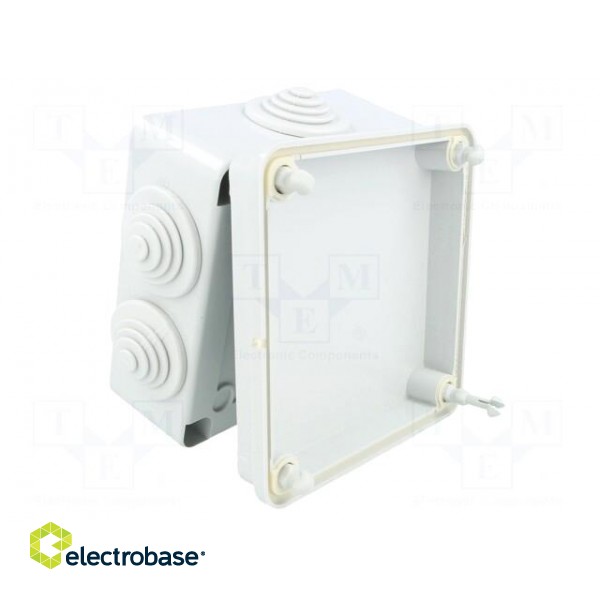 Enclosure: junction box | X: 113mm | Y: 113mm | Z: 57mm | wall mount image 6