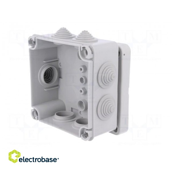 Enclosure: junction box | X: 113mm | Y: 113mm | Z: 58mm | wall mount image 4