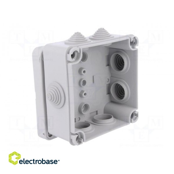 Enclosure: junction box | X: 113mm | Y: 113mm | Z: 58mm | wall mount image 2