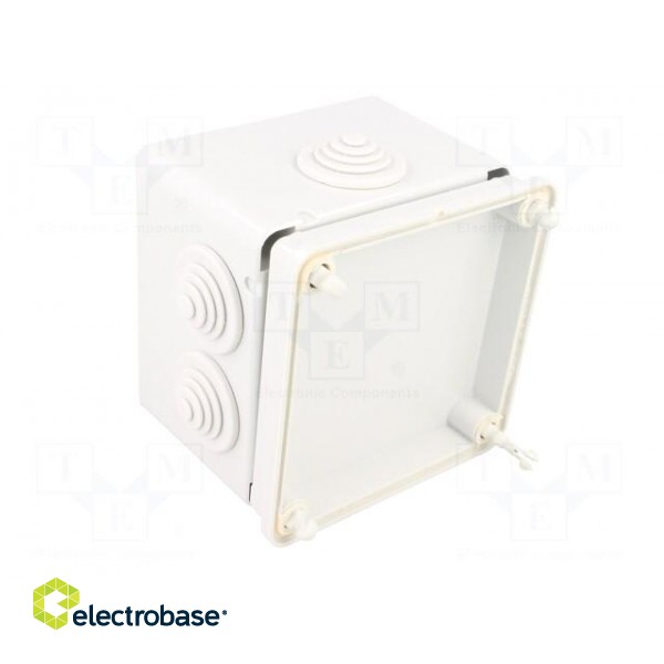 Enclosure: junction box | X: 113mm | Y: 113mm | Z: 87mm | wall mount image 6