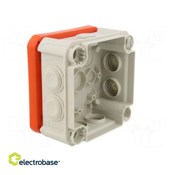 Enclosure: junction box | X: 114mm | Y: 114mm | Z: 57mm | IP66 image 3