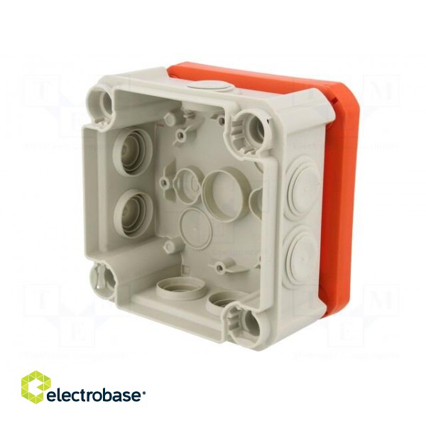 Enclosure: junction box | X: 114mm | Y: 114mm | Z: 57mm | IP66 image 5