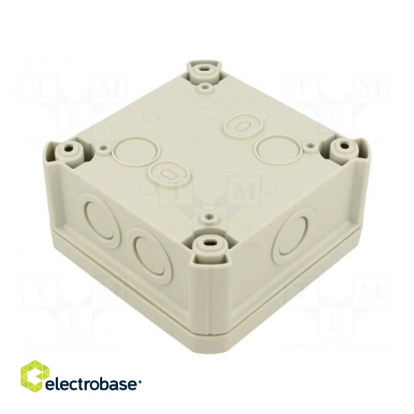 Enclosure: junction box | X: 114mm | Y: 114mm | Z: 58mm | IP67 image 2