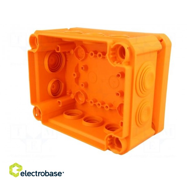Enclosure: junction box | X: 116mm | Y: 150mm | Z: 67mm | IP66 | orange image 5