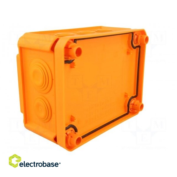 Enclosure: junction box | X: 116mm | Y: 150mm | Z: 67mm | IP66 | orange image 7