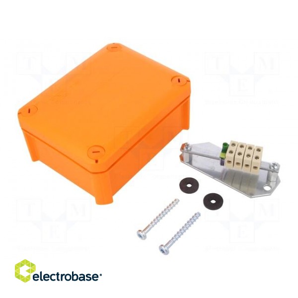 Enclosure: junction box | X: 116mm | Y: 150mm | Z: 67mm | polypropylene image 1