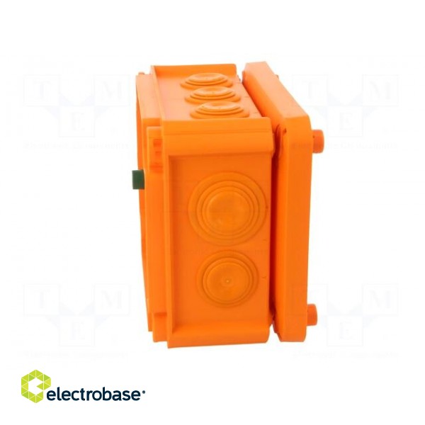 Enclosure: junction box | X: 116mm | Y: 150mm | Z: 67mm | IP66 | orange image 10