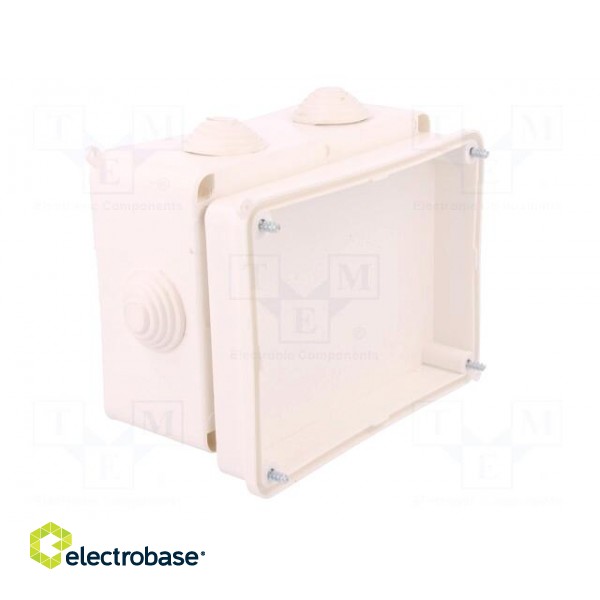 Enclosure: junction box | X: 118mm | Y: 157mm | Z: 94mm | wall mount image 6