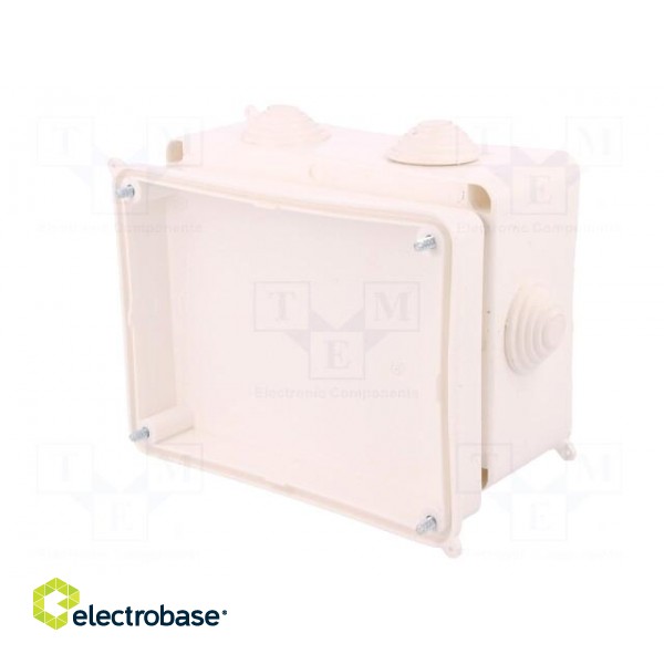 Enclosure: junction box | X: 118mm | Y: 157mm | Z: 94mm | wall mount image 8