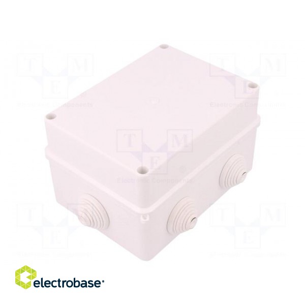 Enclosure: junction box | X: 118mm | Y: 157mm | Z: 94mm | wall mount image 1