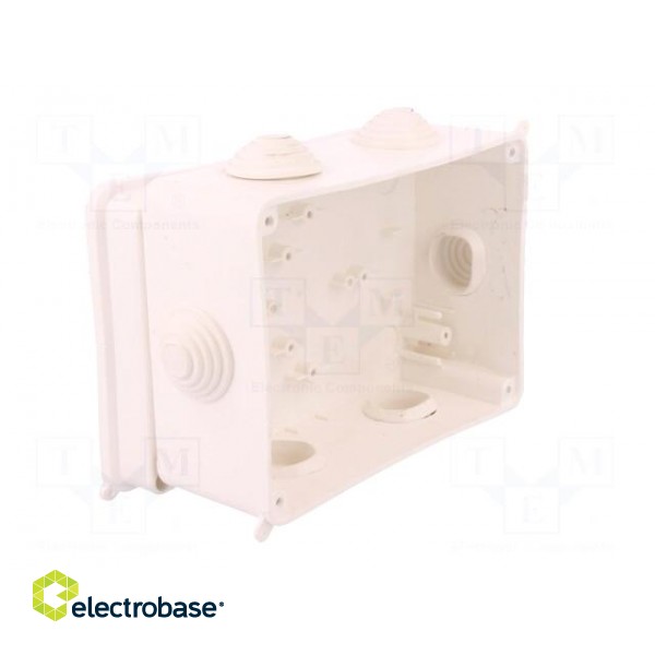 Enclosure: junction box | X: 118mm | Y: 157mm | Z: 94mm | wall mount image 2
