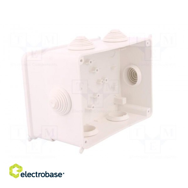Enclosure: junction box | X: 118mm | Y: 157mm | Z: 94mm | wall mount image 2