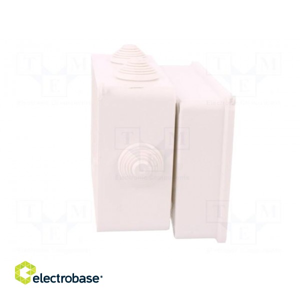 Enclosure: junction box | X: 118mm | Y: 157mm | Z: 94mm | wall mount image 5