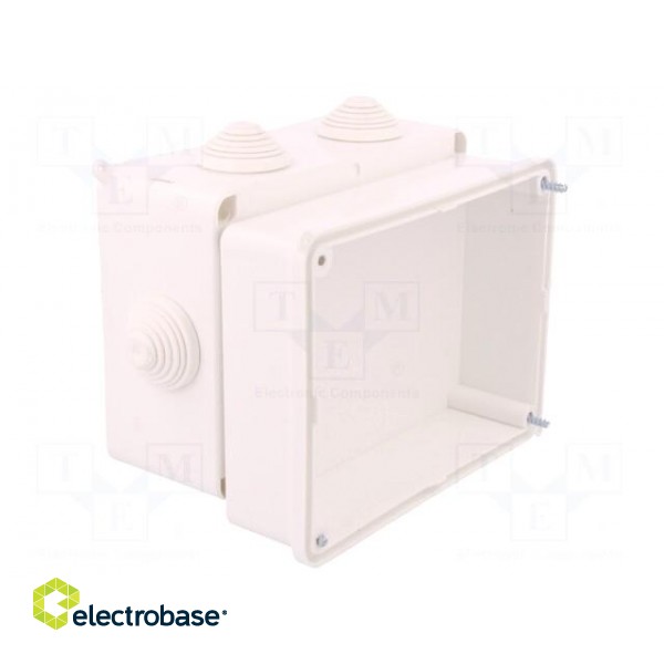 Enclosure: junction box | X: 118mm | Y: 157mm | Z: 94mm | wall mount image 6