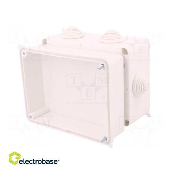 Enclosure: junction box | X: 118mm | Y: 157mm | Z: 94mm | wall mount image 8