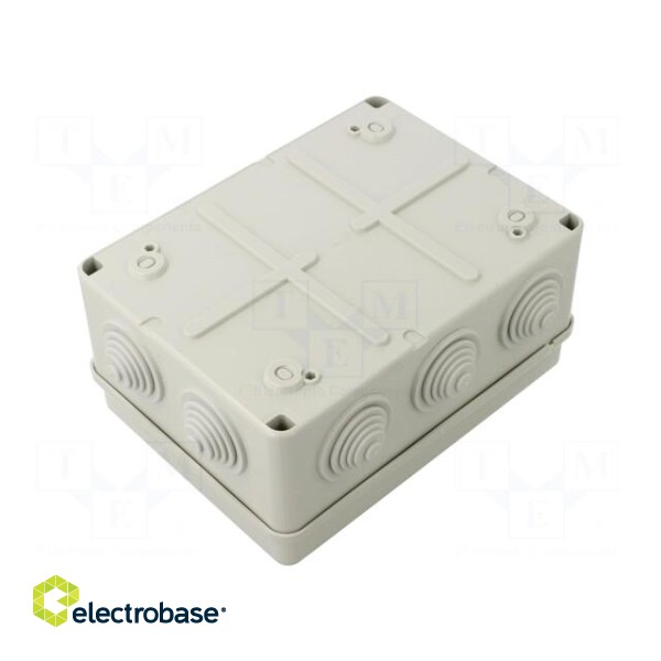Enclosure: junction box | X: 118mm | Y: 158mm | Z: 69mm | wall mount image 2