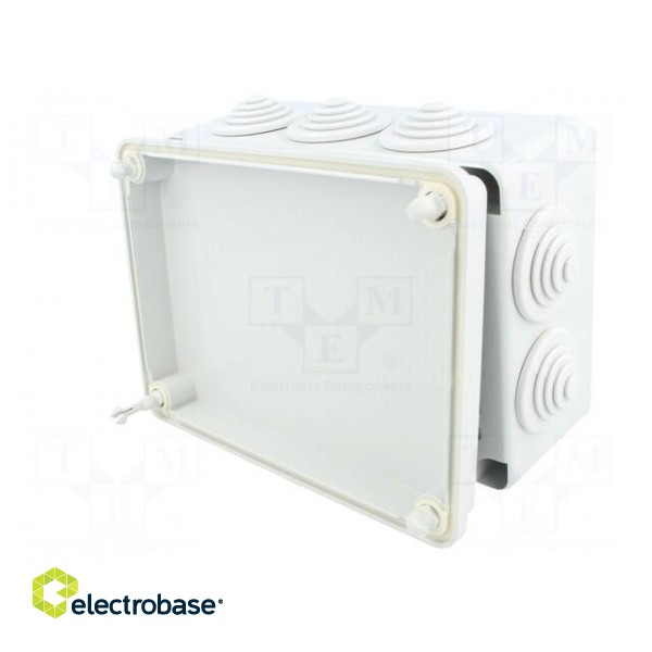 Enclosure: junction box | X: 120mm | Y: 162mm | Z: 73mm | wall mount image 6
