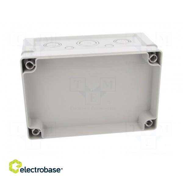 Enclosure: junction box | X: 122mm | Y: 187mm | Z: 90mm | wall mount | ABS image 8