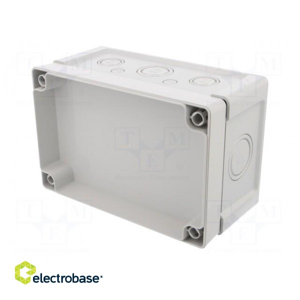 Enclosure: junction box | X: 122mm | Y: 187mm | Z: 90mm | wall mount | ABS image 9