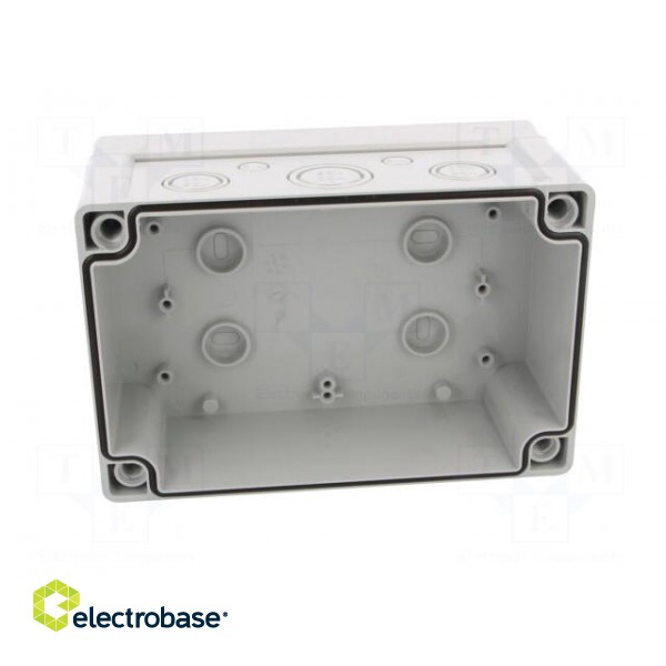 Enclosure: junction box | X: 122mm | Y: 187mm | Z: 90mm | wall mount | ABS image 4