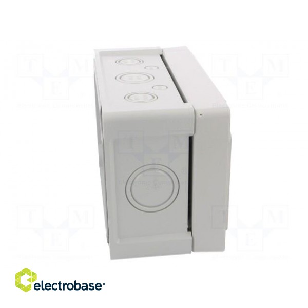 Enclosure: junction box | X: 122mm | Y: 187mm | Z: 90mm | wall mount | ABS image 6