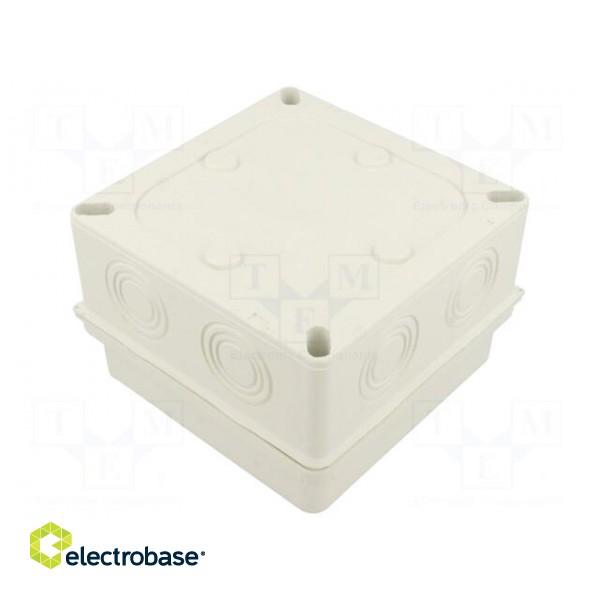 Enclosure: junction box | X: 125mm | Y: 125mm | Z: 80mm | wall mount image 2