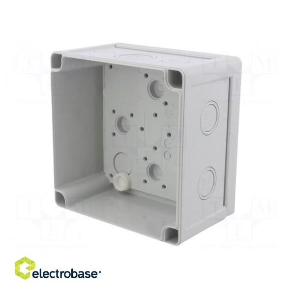 Enclosure: junction box | X: 130mm | Y: 130mm | Z: 75mm | wall mount | ABS фото 5