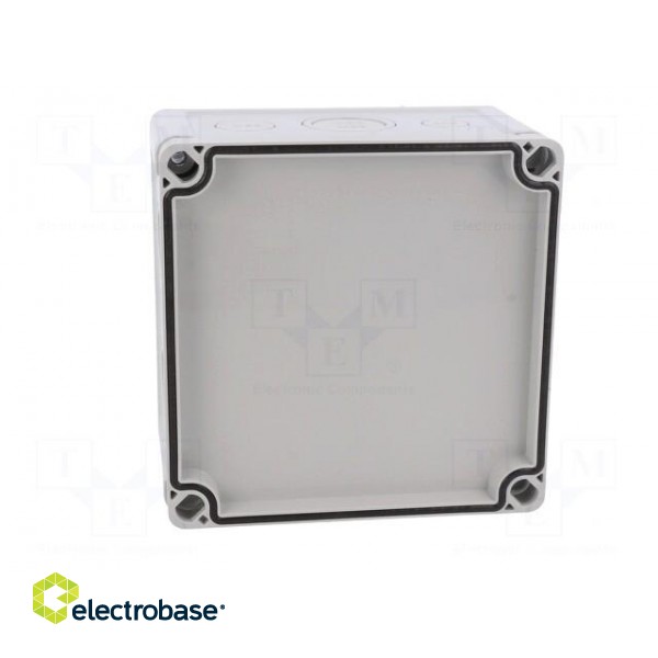 Enclosure: junction box | X: 130mm | Y: 130mm | Z: 75mm | wall mount | ABS фото 8