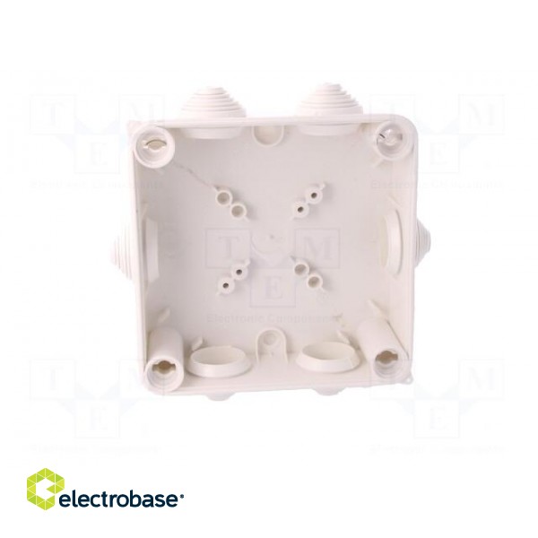 Enclosure: junction box | X: 133mm | Y: 133mm | Z: 64mm | wall mount image 3
