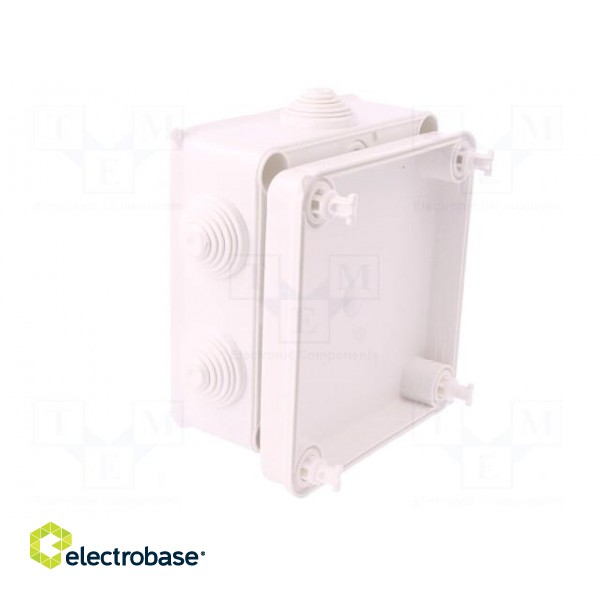 Enclosure: junction box | X: 133mm | Y: 133mm | Z: 64mm | wall mount image 6