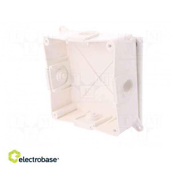 Enclosure: junction box | X: 134mm | Y: 134mm | Z: 50mm | wall mount image 4