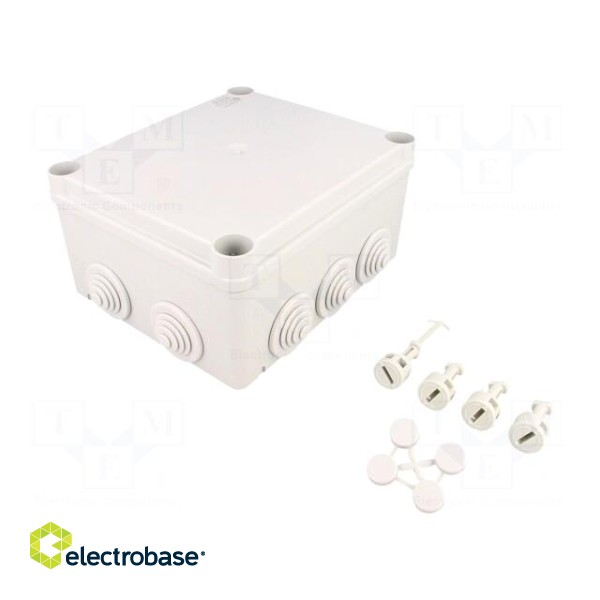 Enclosure: junction box | X: 145mm | Y: 170mm | Z: 87mm | wall mount image 1