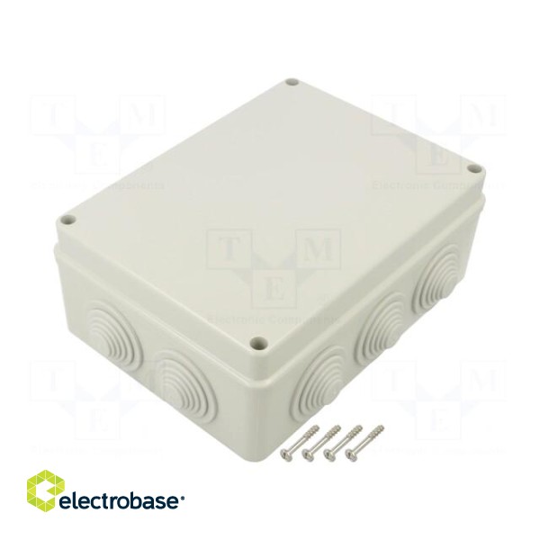 Enclosure: junction box | X: 148mm | Y: 198mm | Z: 79mm | wall mount image 1