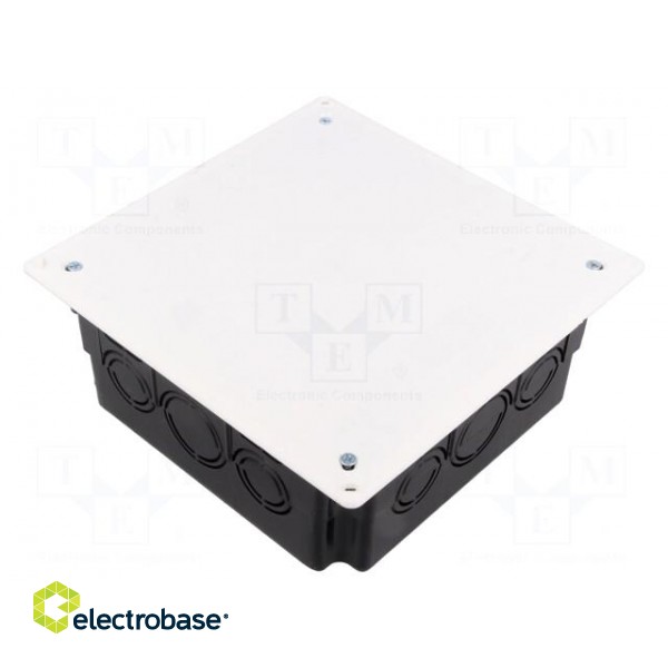 Enclosure: junction box | X: 150mm | Y: 150mm | Z: 65mm | polystyrene image 1