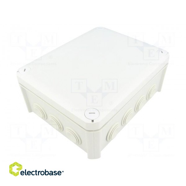 Enclosure: junction box | X: 150mm | Y: 190mm | Z: 77mm | IP66 image 1