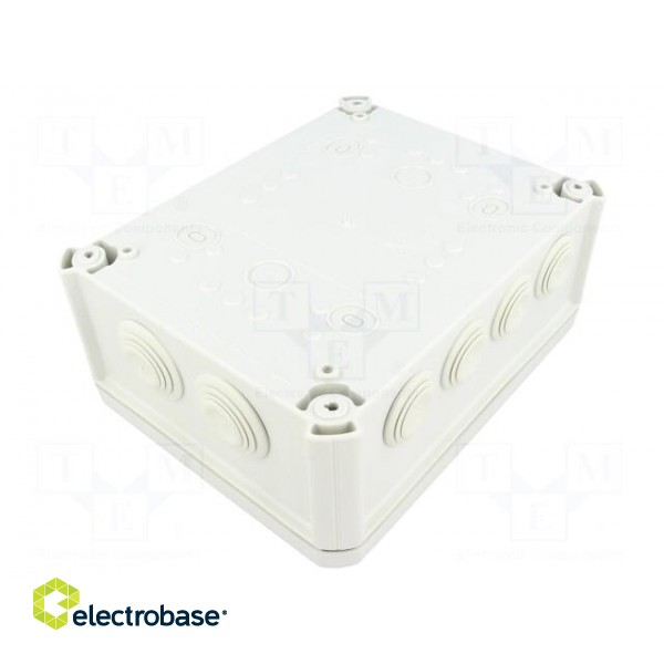 Enclosure: junction box | X: 150mm | Y: 190mm | Z: 77mm | IP66 image 2