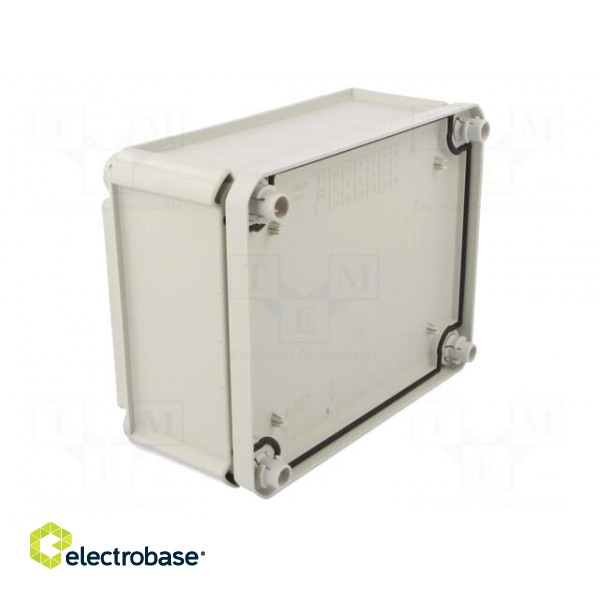 Enclosure: junction box | X: 150mm | Y: 190mm | Z: 77mm | IP66 image 7