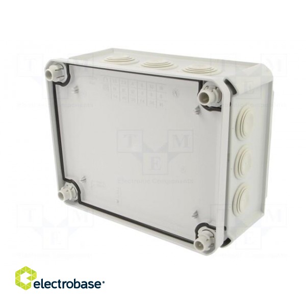 Enclosure: junction box | X: 150mm | Y: 190mm | Z: 77mm | IP66 image 9