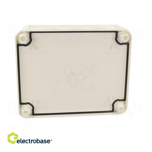 Enclosure: junction box | X: 150mm | Y: 190mm | Z: 77mm | IP66 | white image 8