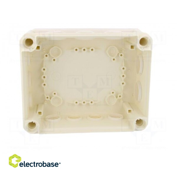 Enclosure: junction box | X: 150mm | Y: 190mm | Z: 77mm | IP66 | white image 4