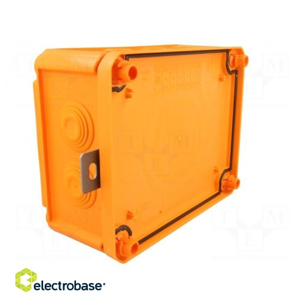 Enclosure: junction box | X: 150mm | Y: 190mm | Z: 77mm | orange image 7