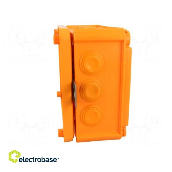 Enclosure: junction box | X: 150mm | Y: 190mm | Z: 77mm | orange paveikslėlis 10