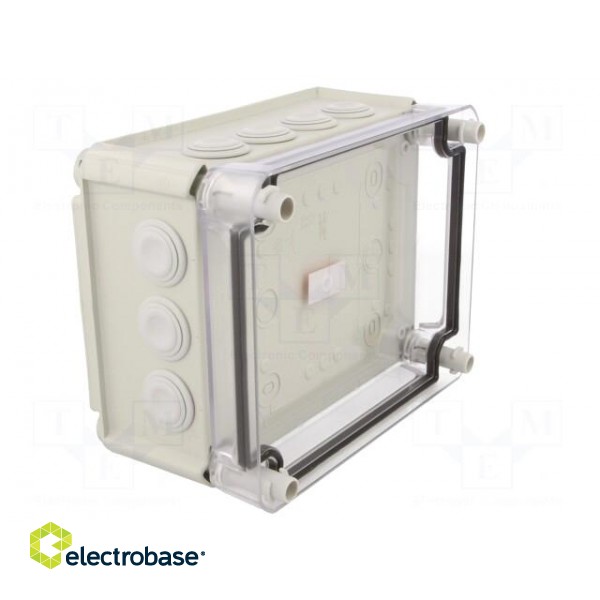 Enclosure: junction box | X: 150mm | Y: 190mm | Z: 94mm | IP66 image 7