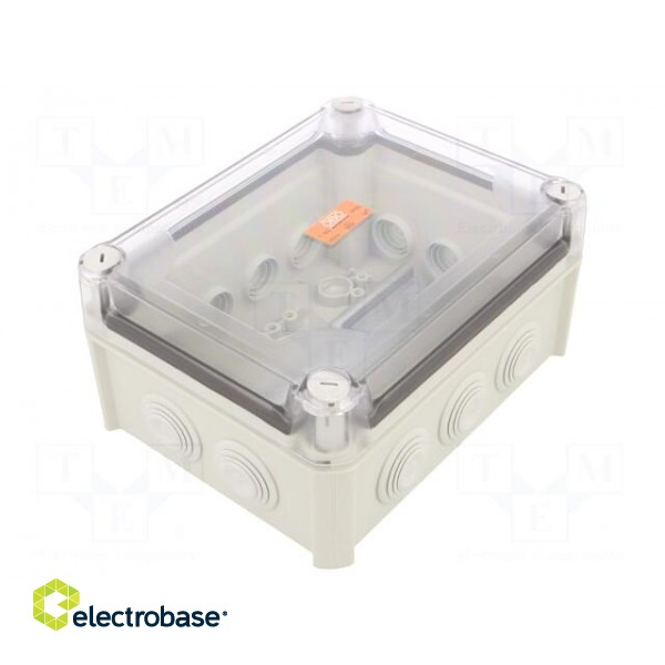 Enclosure: junction box | X: 150mm | Y: 190mm | Z: 94mm | IP66 image 1