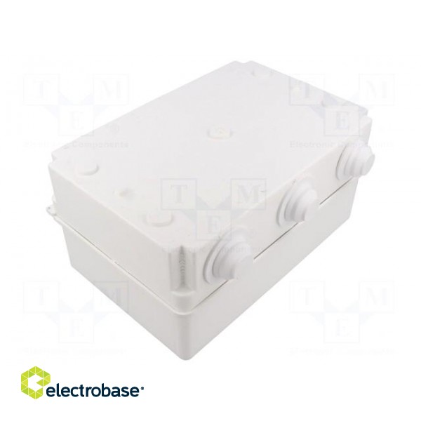 Enclosure: junction box | X: 150mm | Y: 235mm | Z: 115mm | wall mount image 2