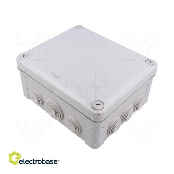 Enclosure: junction box | X: 165mm | Y: 195mm | Z: 90mm | wall mount image 1