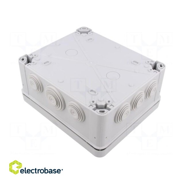 Enclosure: junction box | X: 165mm | Y: 195mm | Z: 90mm | wall mount image 2