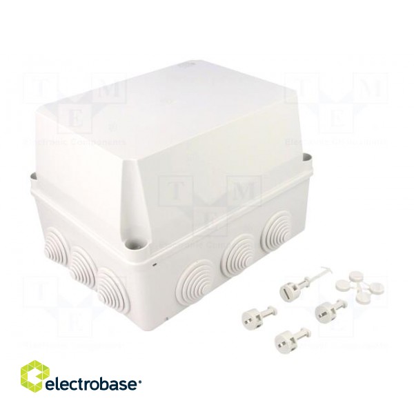 Enclosure: junction box | X: 181mm | Y: 231mm | Z: 160mm | wall mount image 1